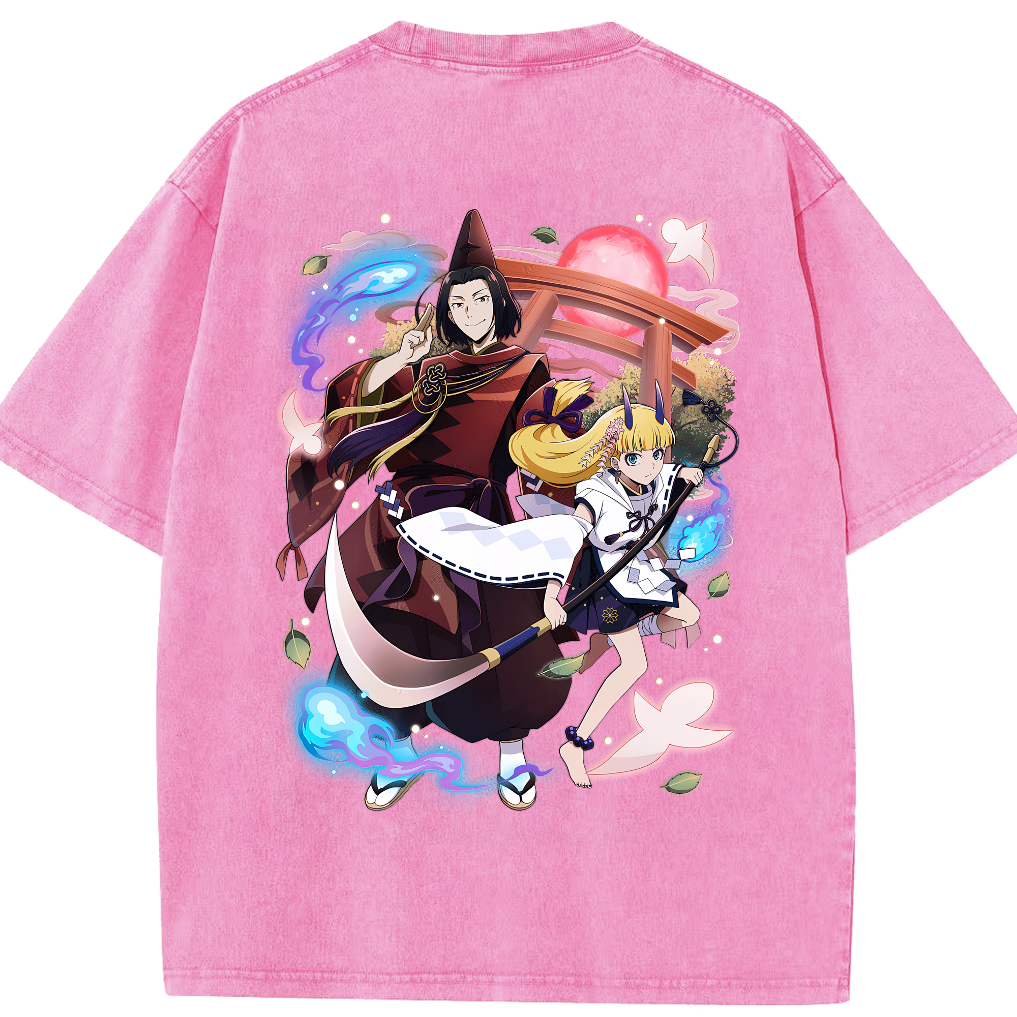 （画像用） 文豪ストレイドッグス Bungo Stray Dogs 綿100% ヴィンテージ風 半袖Tシャツ（背面プリント）